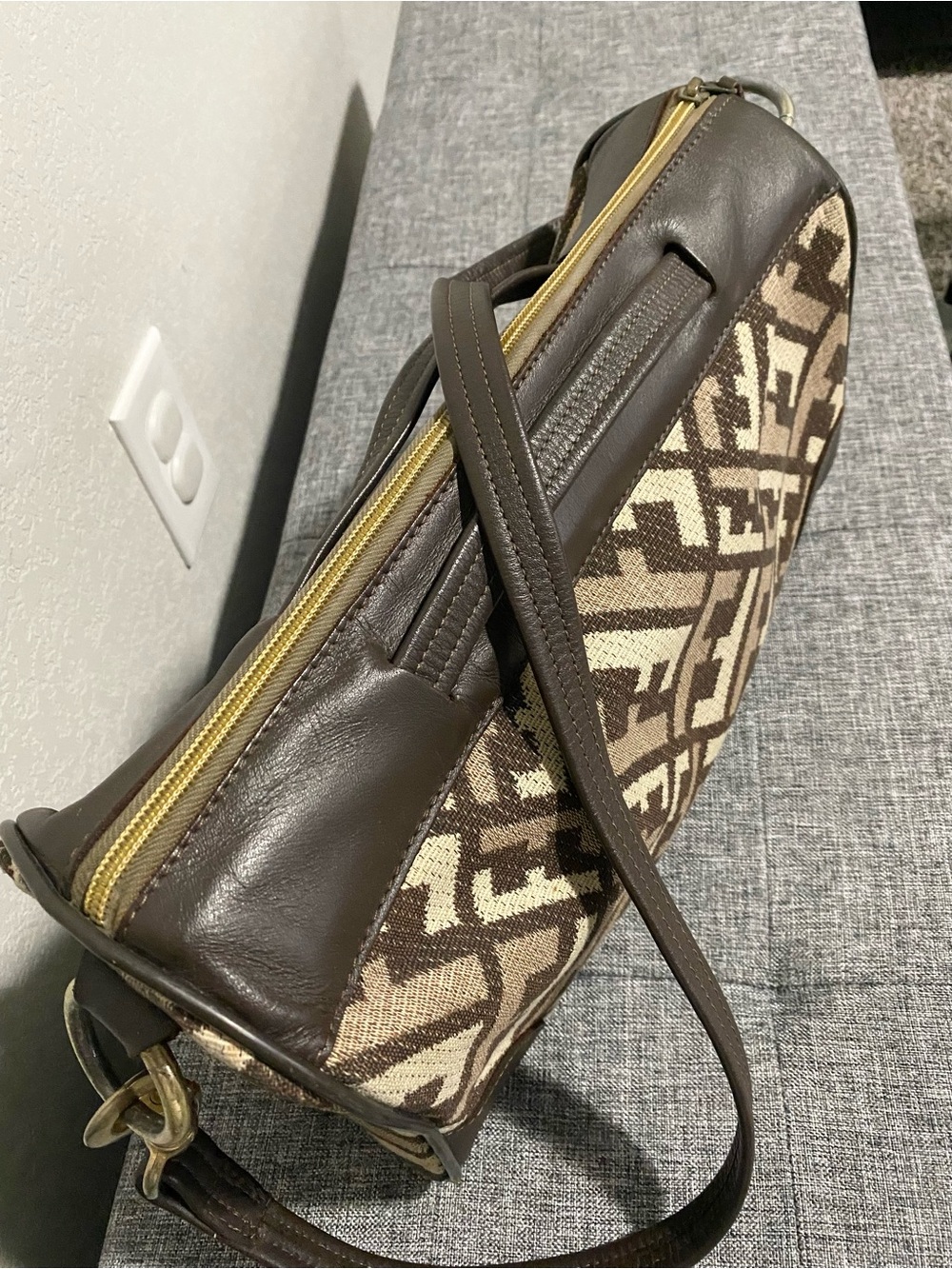 Fendi Zucca Boston Bag - Picture 8 of 13